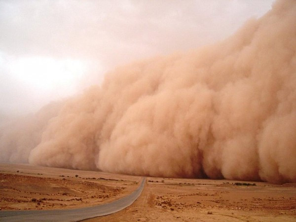 tempesta di sabbia