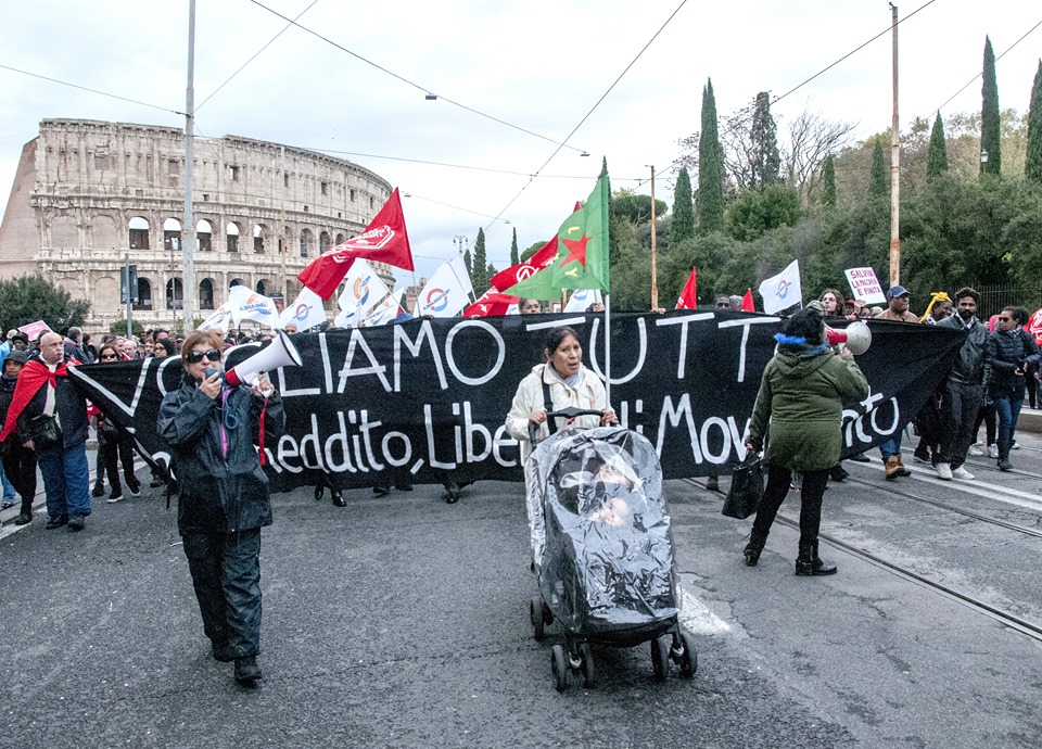 Proletari Comunisti Pc Novembre Migliaia In Corteo A Roma Contro