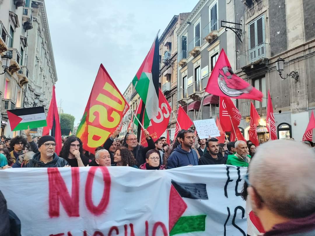 Catania Oltre 3 Mila In Piazza Per La Palestina Contropiano