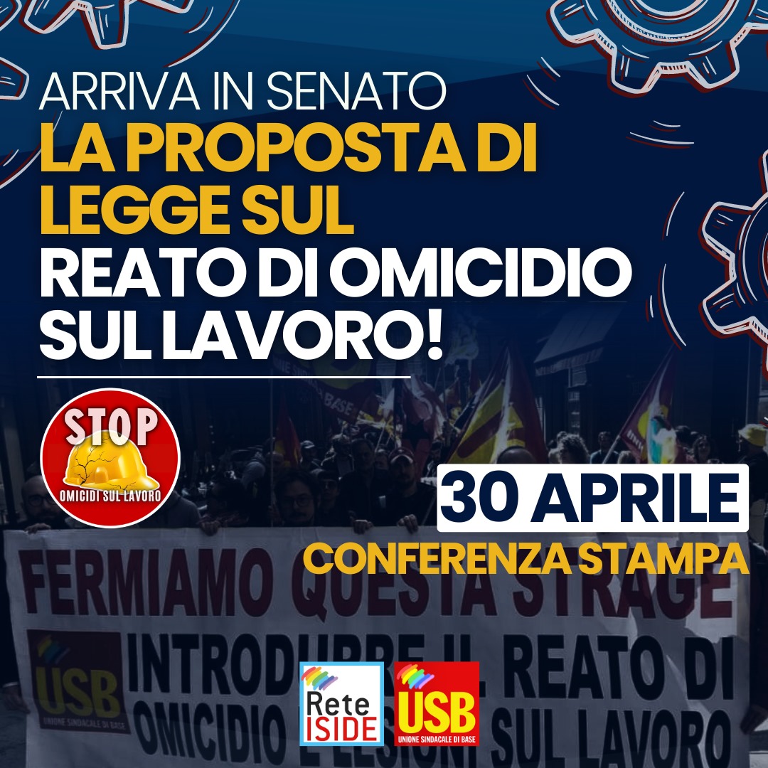 Arriva In Senato La Proposta Di Legge Sul Reato Di Omicidio Sul Lavoro ...